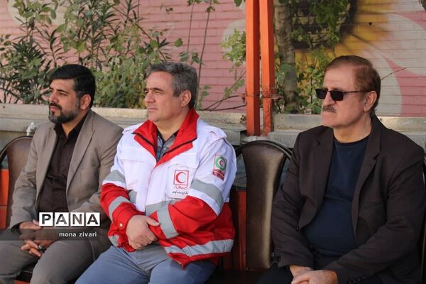 مانور زلزله و ایمنی در ناحیه یک بهارستان