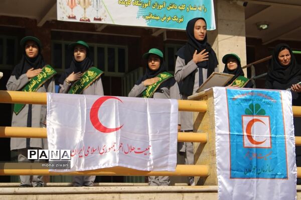 مانور زلزله و ایمنی در ناحیه یک بهارستان