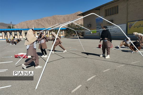 بیست و پنجمین مانور سراسری زلزله و ایمنی در حاجی آباد