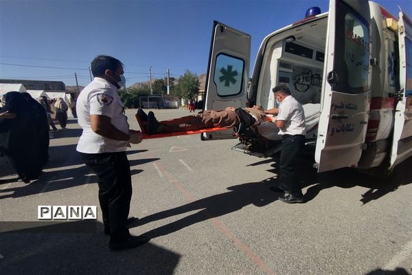 بیست و پنجمین مانور سراسری زلزله و ایمنی در حاجی آباد