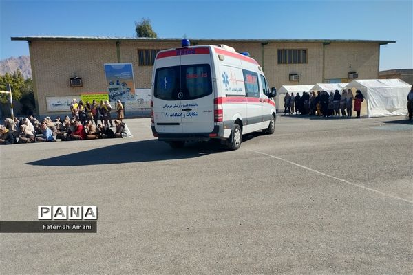 بیست و پنجمین مانور سراسری زلزله و ایمنی در حاجی آباد