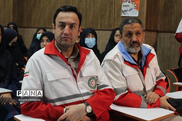 آیین بیست و پنجمین مانور سراسری زلزله با شعار (مدرسه ایمن، جامعه تاب‌آور)