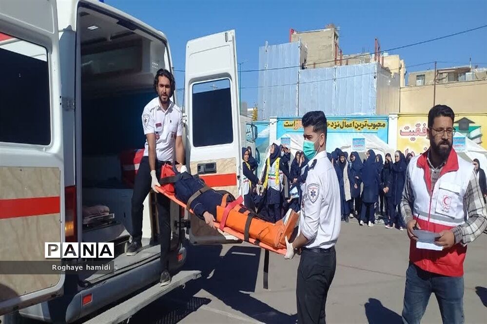 برگزاری بیست‌و‌پنجمین مانور زلزله در مدارس شهر یاسوج