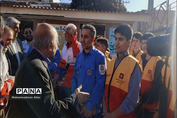 برگزاری مانور زلزله در شهرستان گالیکش