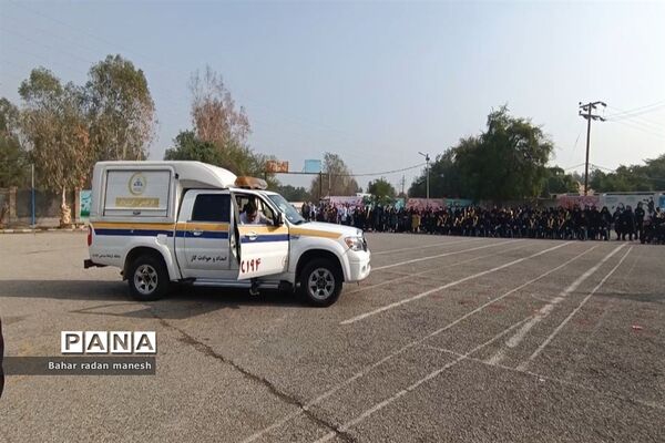 بیست و پنجمین مانور سراسری زلزله و ایمنی در دزفول