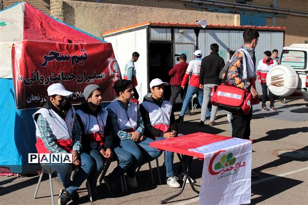 برنامه استانی مانور زلزله و ایمنی در زنجان