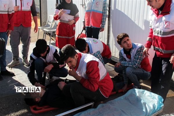 برنامه استانی مانور زلزله و ایمنی در زنجان