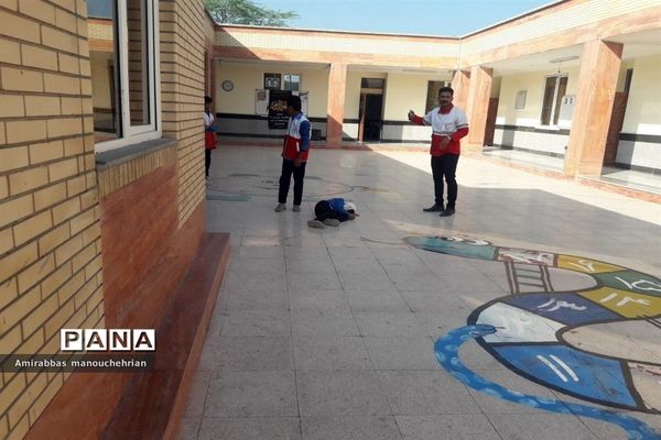 برگزاری مانور سراسری زلزله و ایمنی در بوموسی