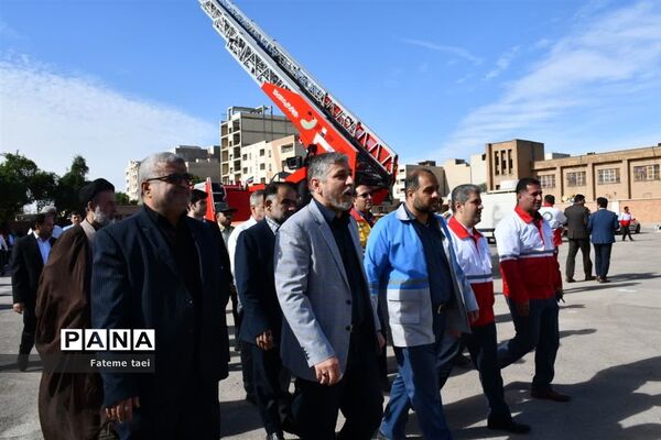بیست و پنجمین مانور سراسری زلزله و ایمنی در اهواز