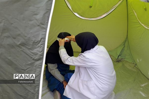 آیین بیست و پنجمین مانور سراسری زلزله در شهرستان فردوس