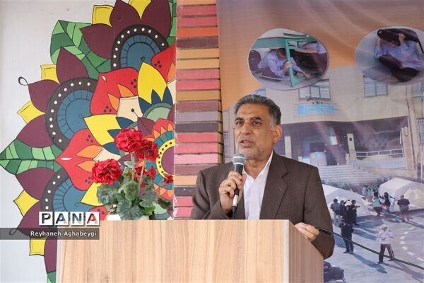 مانور زلزله ناحیه۶ مشهد در هنرستان شاهد کار و اندیشه