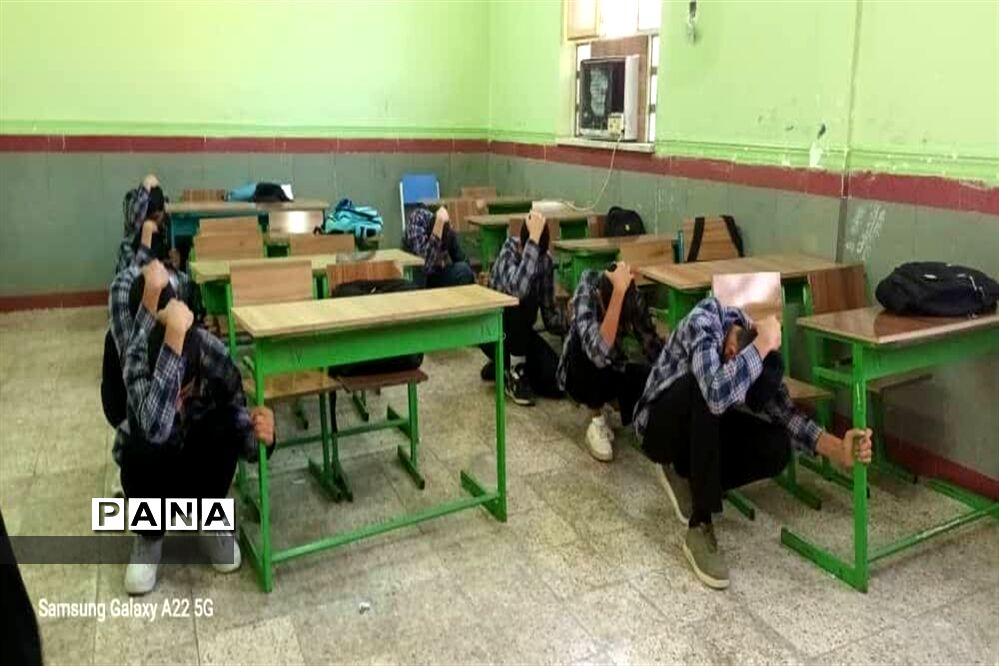 بیست و پنجمین مانور سراسری زلزله و ایمنی در امیدیه