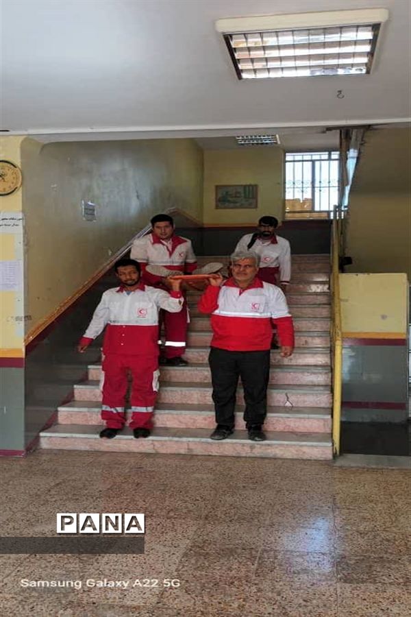 بیست و پنجمین مانور سراسری زلزله و ایمنی در امیدیه