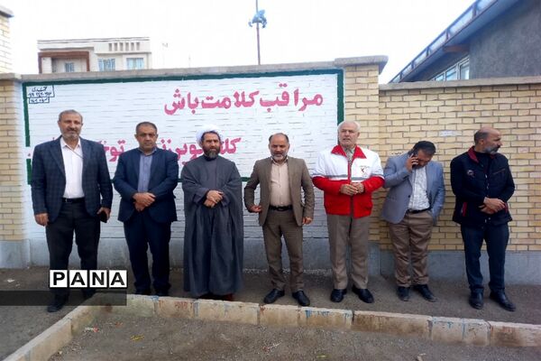 مانور زلزله در مدارس طارم