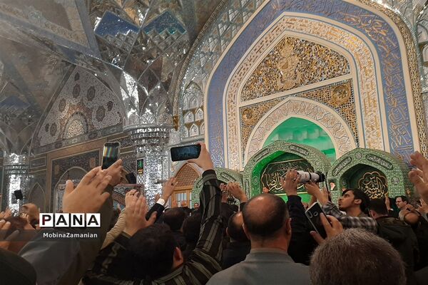 مراسم وداع با هشت شهید مدافع حرم