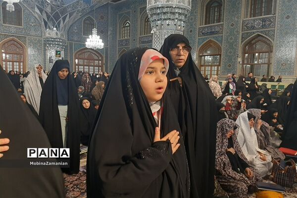 مراسم وداع با هشت شهید مدافع حرم