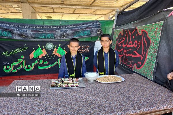 سوگواری  ایام فاطمیه در آموزشگاه شهید طالقانی بافق
