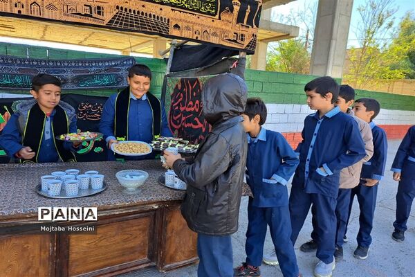 سوگواری  ایام فاطمیه در آموزشگاه شهید طالقانی بافق