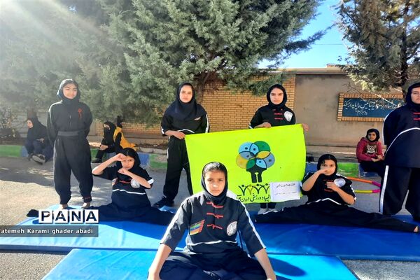 آیین افتتاحیه المپیاد ورزشی در مدارس قادرآباد