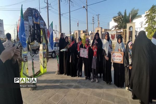 اعزام  کاروان راهیان‌نور دانش‌آموزان شهرستان گناوه