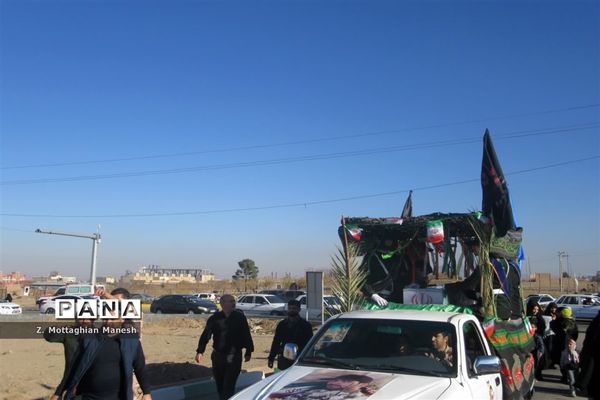 مراسم تشییع پیکر شهید «آقاعبداللهی» در شهر کهک قم