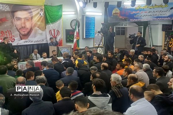 مراسم تشییع پیکر شهید «آقاعبداللهی» در شهر کهک قم