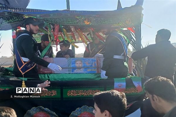 مراسم تشییع پیکر شهید «آقاعبداللهی» در شهر کهک قم
