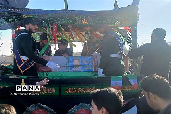 مراسم تشییع پیکر شهید «آقاعبداللهی» در شهر کهک قم