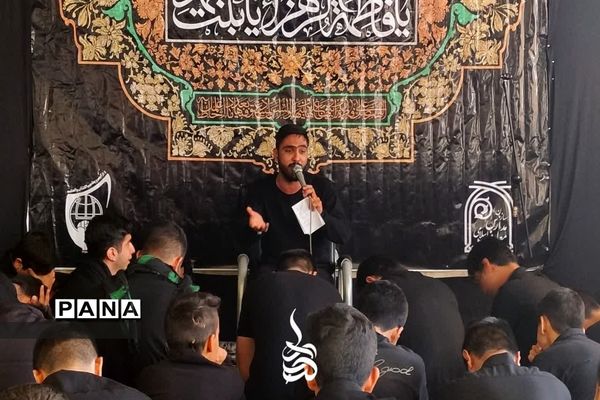 مراسم شهادت حضرت فاطمه زهرا(س) در دبیرستان صدرا مهریز