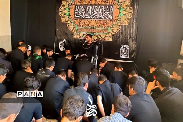 مراسم شهادت حضرت فاطمه زهرا(س) در دبیرستان صدرا مهریز