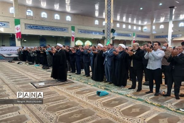مراسم نماز جمعه اسلامشهر با حضور رئیس مجلس شورای اسلامی