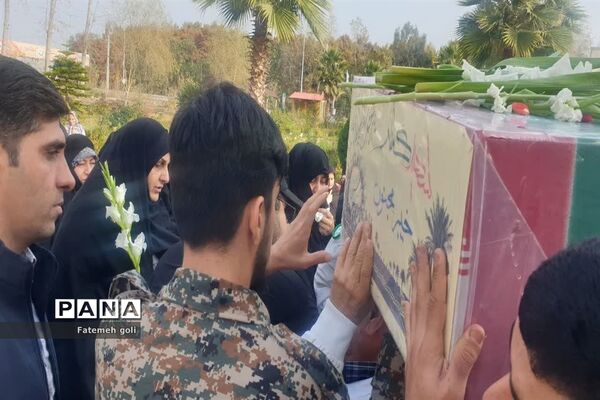 ورود دو شهید گمنام به محمود‌آباد