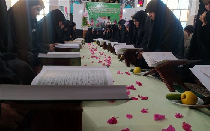 آیات الهی در محفل انس با قرآن در بشاگرد طنین انداز شد