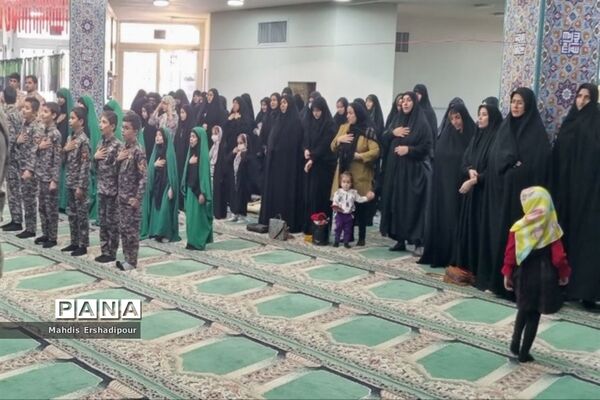 برگزاری یادواره شهدای غزه و شهید فخری زاده در شهرک شهید درخشان