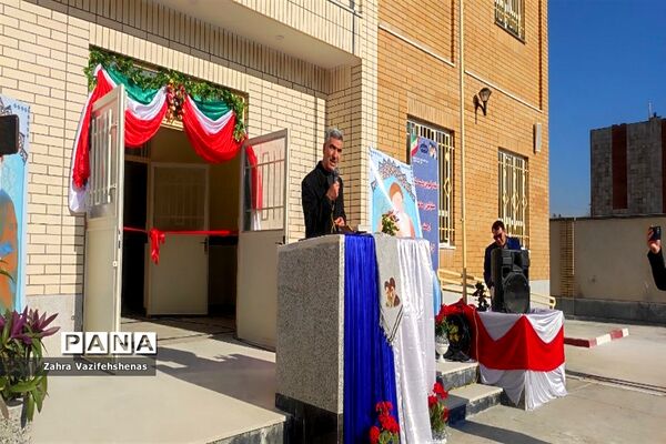 آیین افتتاحیه آموزشگاه ۹ کلاسه مهر عظام ۲ شهرستان شیروان