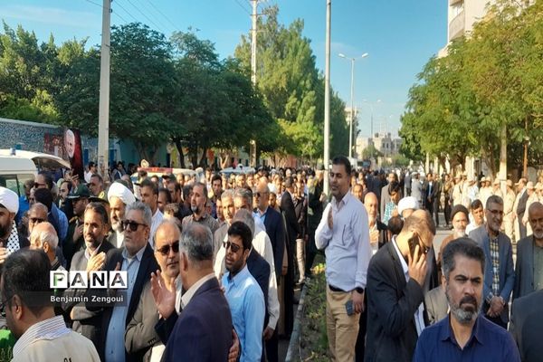 استقبال از پیکر شهدای گمنام در بوشهر