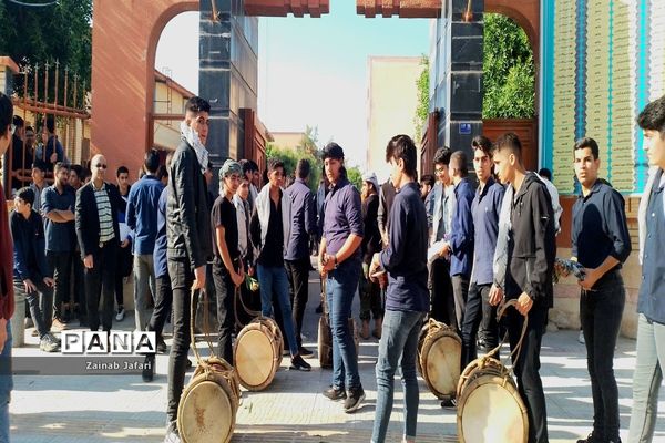 استقبال از پیکر شهدای گمنام در بوشهر