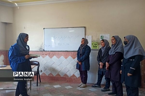 اجرای طرح مدام در دبیرستان دخترانه ناحیه یک مشهد