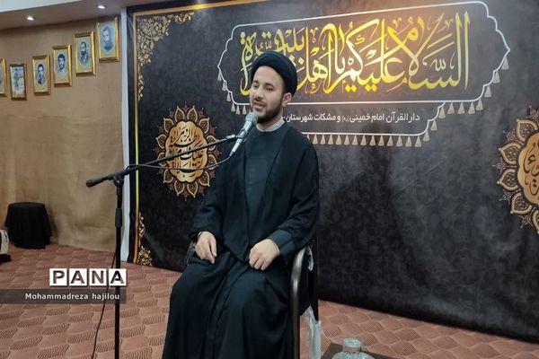 مراسم عزاداری هیات دانش‌آموزی «یاوران مهدی (عج)» شهرستان ساوه