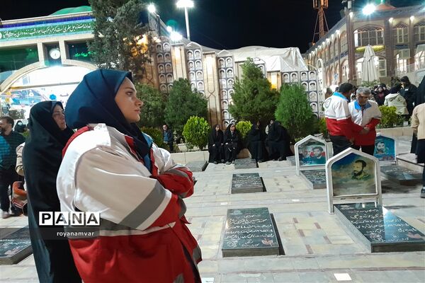 حضور اعضای جوانان فعال جمعیت هلال‌احمر استان خراسان شمالی  درکرمان