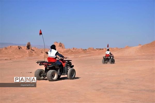 حضور اعضای جوانان فعال جمعیت هلال‌احمر استان خراسان شمالی  درکرمان