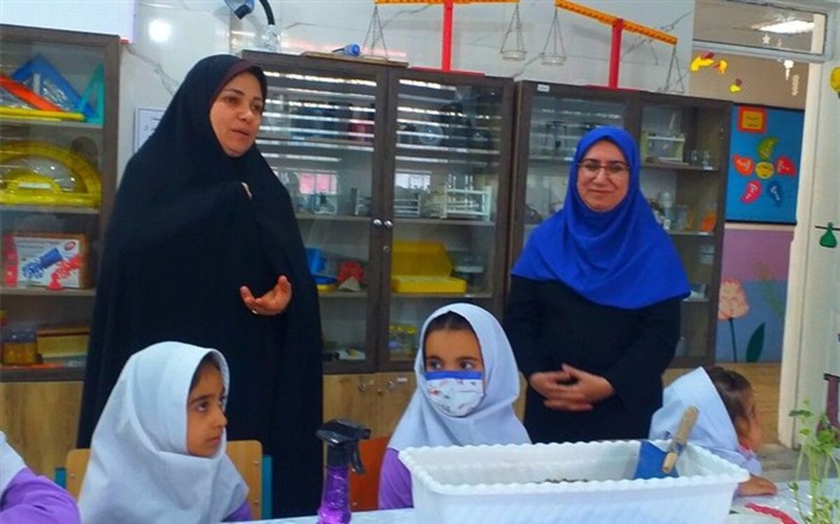 آیین افتتاحیه کانون خلاقیت و یادگیری در دبستان پیامبر اعظم ملارد/ فیلم