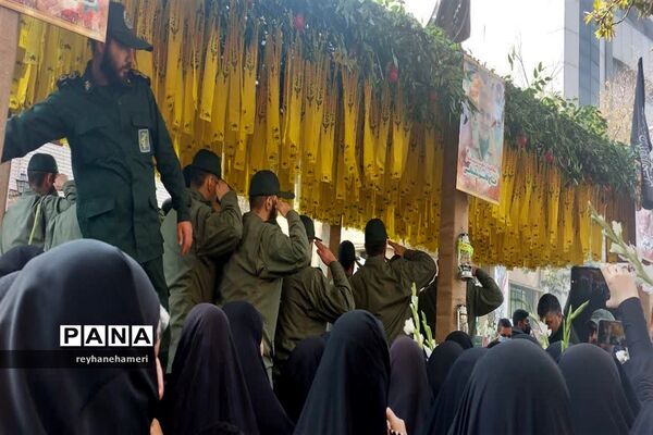 مراسم تشیع پیکر شهید والامقام علی آقاعبدالهی