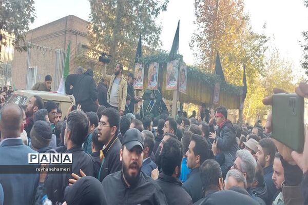 مراسم تشیع پیکر شهید والامقام علی آقاعبدالهی