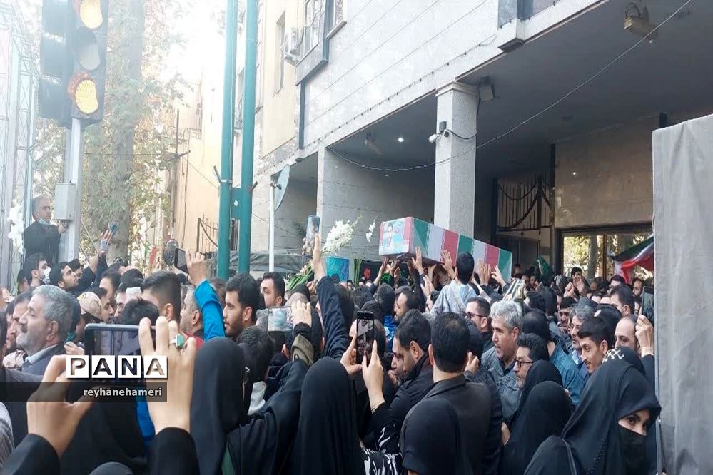 مراسم تشیع پیکر شهید والامقام علی آقاعبدالهی