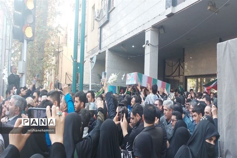 مراسم تشیع پیکر شهید والامقام علی آقاعبدالهی