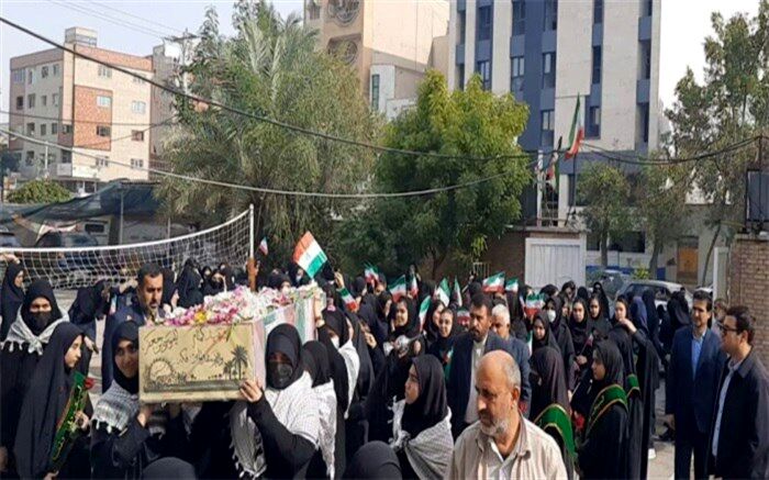 مدارس استان بوشهر میزبان ۵ شهید گمنام