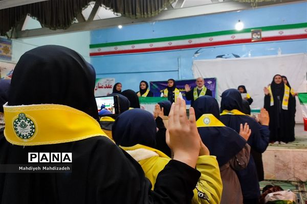 اردوی آموزش تشکیلاتی پیشتازان جهادی دانش‌آموزان ناحیه ۶ مشهد