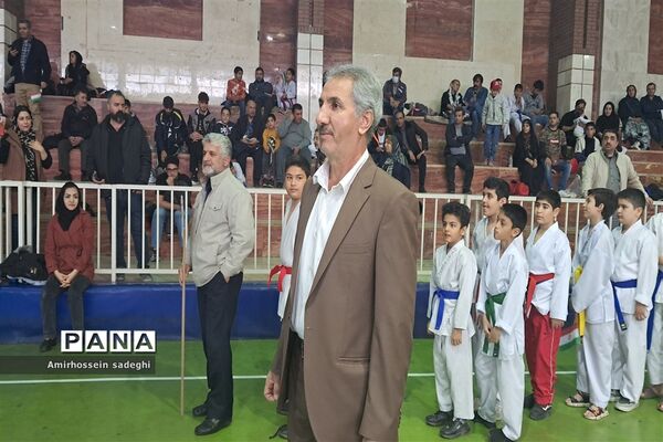 مسابقات کاراته در باشگاه ورزشی ایثار اندیشه