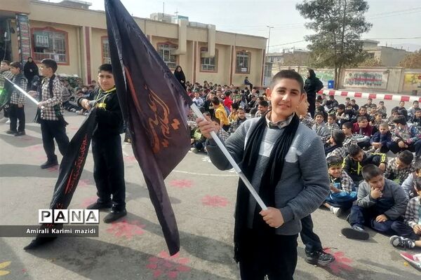 تشییع شهید گمنام در دبستان غنچه ها ولایت 2 ناحیه 3 شیراز